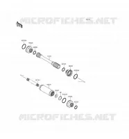 ALBERO DI TRASMISSIONE(H&Eacute;LICE) per Kawasaki BRUTE FORCE 750 4X4I EPS 2017