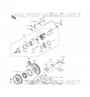 MOTORINO DI AVVIAMENTO per Kawasaki BRUTE FORCE 750 4X4I EPS 2017