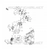 PIANTONE DELLO STERZO per Kawasaki BRUTE FORCE 750 4X4I EPS 2017