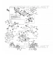 TELAIO MATERIALE ELETTRICO per Kawasaki BRUTE FORCE 750 4X4I EPS 2017