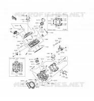 TESTATA per Kawasaki BRUTE FORCE 750 4X4I EPS 2017