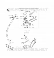 ANTERIORE POMPA per Kawasaki Z125 PRO 2017