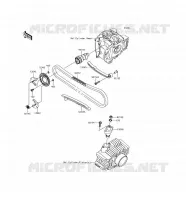 CAMSHAFT   TENSIONER per Kawasaki Z125 PRO 2017