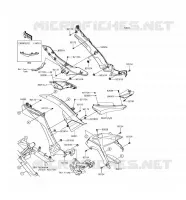FIANCHETTI   COPERCHIO CATENA per Kawasaki Z125 PRO 2017