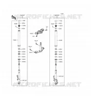 FORCELLA per Kawasaki Z125 PRO 2017