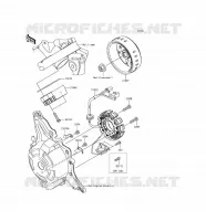 GENERATORE per Kawasaki Z125 PRO 2017