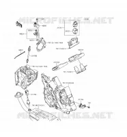 INIEZIONE DI CARBURANTE per Kawasaki Z125 PRO 2017