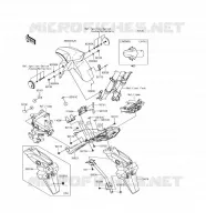PARAFANGO per Kawasaki Z125 PRO 2017
