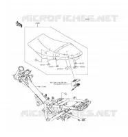 POSTO A SEDERE per Kawasaki Z125 PRO 2017