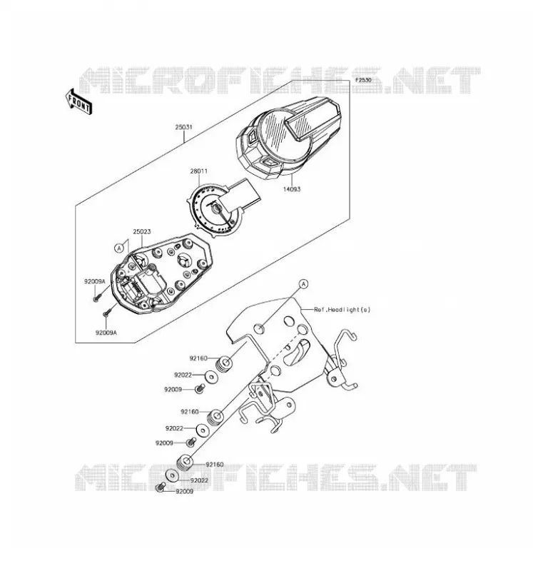 CONTATORI Kawasaki MOTOS 125 2017 Z125 PRO  BR125JHFA