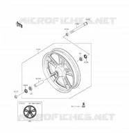 RUOTA ANTERIORE per Kawasaki VULCAN S ABS 2016