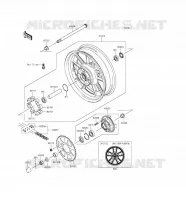 RUOTA POSTERIORE   CATENA per Kawasaki VULCAN S ABS 2016