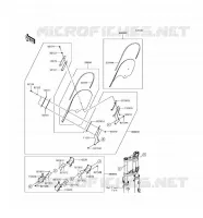 ACCESSORIO(PARE BRISE) per Kawasaki VULCAN S ABS 2017