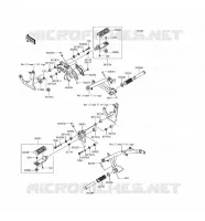 POGGIAPIEDI per Kawasaki VULCAN S ABS 2017