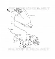 FUEL EVAPORAZIONE SISTEMA(CA) per Kawasaki VULCAN S ABS 2017