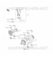 ALBERO MOTORE per Kawasaki NINJA 300 2016
