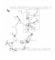ANTERIORE POMPA per Kawasaki NINJA 300 2016