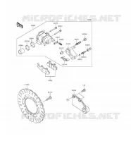 FRENO POSTERIORE per Kawasaki NINJA 300 2016