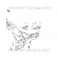 PARTI DEL TELAIO (COUVERTURE) per Kawasaki NINJA 300 2016