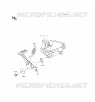 PEDALE FRENO   TORK LINK per Kawasaki NINJA 300 2016