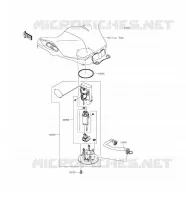 POMPA DI BENZINA per Kawasaki NINJA 300 2016