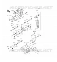SOSPENSIONI   AMMORTIZZATORE per Kawasaki NINJA 300 2016