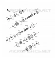 TRASMISSIONE per Kawasaki NINJA 300 2016