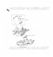ACCESSORIO (SUPPORT ANTIVOL U) per Kawasaki VERSYS 650 2016