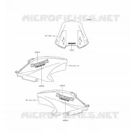 ADESIVO(GRAY) per Kawasaki VERSYS 650 2016