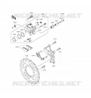 FRENO POSTERIORE per Kawasaki VERSYS 650 2016