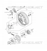 MOZZO POSTERIORE per Kawasaki VERSYS 650 2016