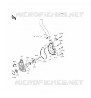 POMPA DELL'ACQUA per Kawasaki VERSYS 650 2016