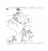 SERBATOIO DI CARBURANTE per Kawasaki VERSYS 650 2016