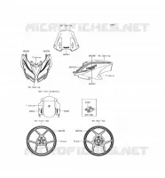 ADESIVO(TITANIUM) per Kawasaki VERSYS 650 ABS 2017