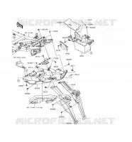 PARAFANGO POSTERIORE per Kawasaki VERSYS 650 ABS 2017