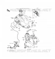 SERBATOIO DI CARBURANTE per Kawasaki VERSYS 650 ABS 2017