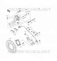FRENO POSTERIORE per Kawasaki VERSYS 1000 2016