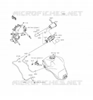 FUEL EVAPORAZIONE SISTEMA(CA) per Kawasaki VERSYS 1000 2016