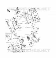 LOWER CUFFIA per Kawasaki VERSYS 1000 2016