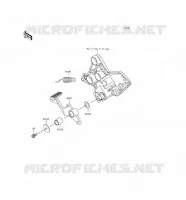 PEDALE DEL FRENO per Kawasaki VERSYS 1000 2016
