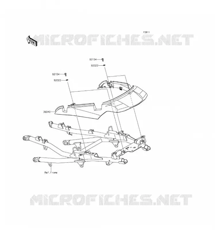 CUFFIA SIDE Kawasaki MOTOS 1000 2016 VERSYS 1000  KLZ1000BGF