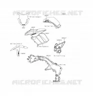 ADESIVI(Gray)(Blue) per Kawasaki Z1000SX ABS 2016