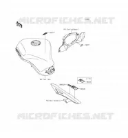 ETICHETTE per Kawasaki Z1000SX ABS 2016
