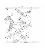 SOSPENSIONI   AMMORTIZZATORE per Kawasaki Z1000SX ABS 2016