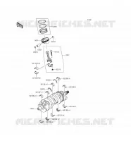 ALBERO MOTORE   PISTONE per Kawasaki NINJA ZX-6R ABS 2016