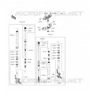 FORCELLA per Kawasaki NINJA ZX-6R ABS 2016