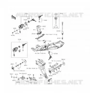 INTERRUTTORE   RIFLETTORI per Kawasaki NINJA ZX-6R ABS 2016