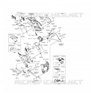 LOWER CUFFIA per Kawasaki NINJA ZX-6R ABS 2016