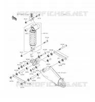 SOSPENSIONI   AMMORTIZZATORE per Kawasaki NINJA ZX-6R ABS 2016
