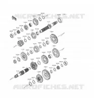 TRASMISSIONE per Kawasaki NINJA ZX-6R ABS 2016